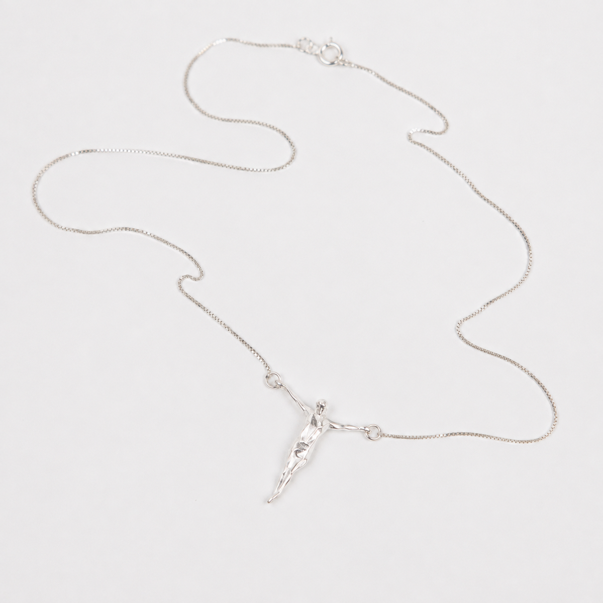 Colar Cristo — colar masculino de prata 925 com pingente de Cristo da LASTRO