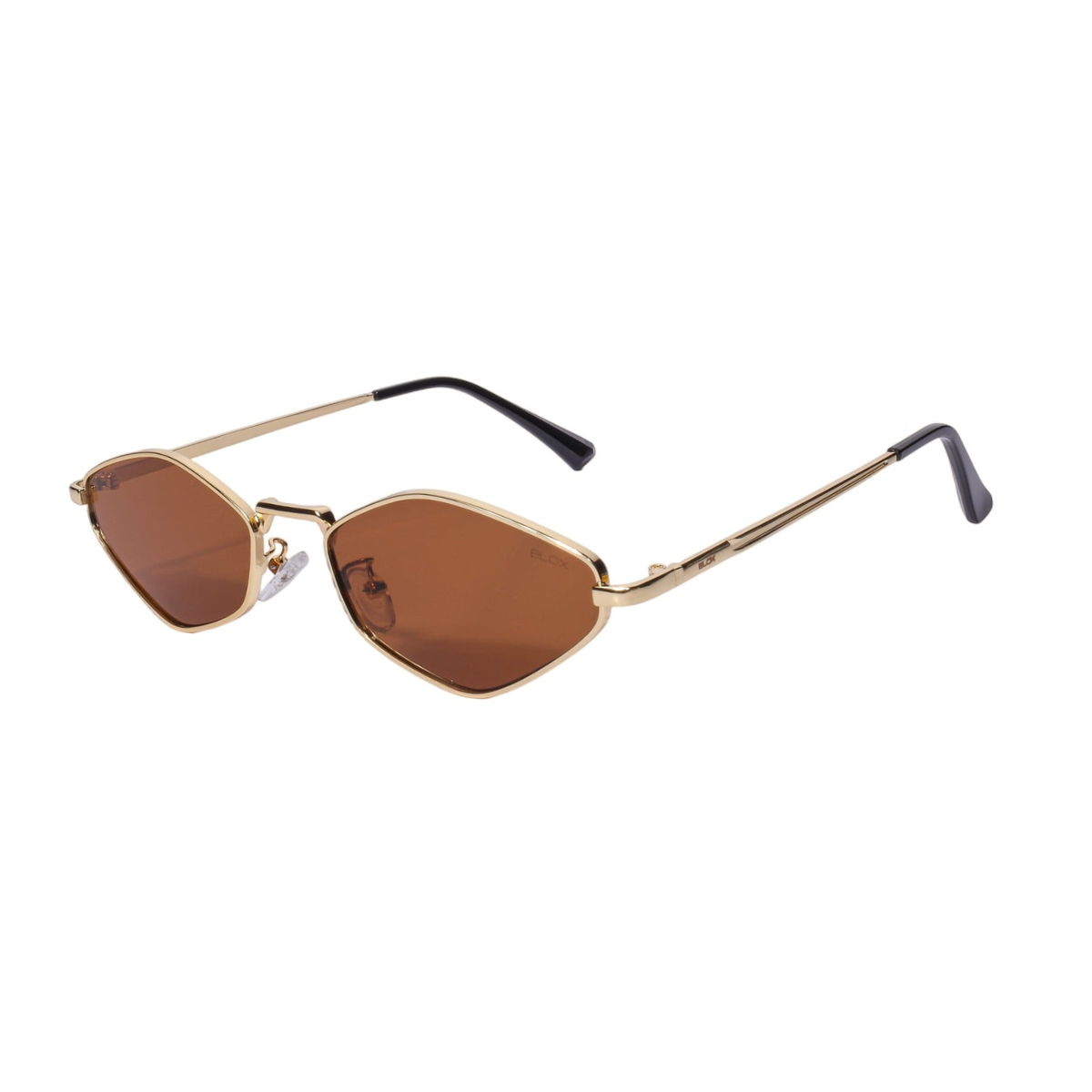 Óculos Resina dourado com lente marrom