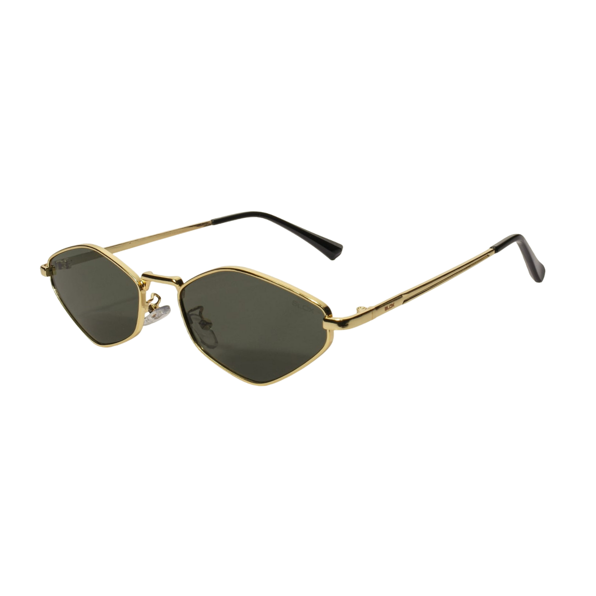 Óculos Resina dourado com lente verde