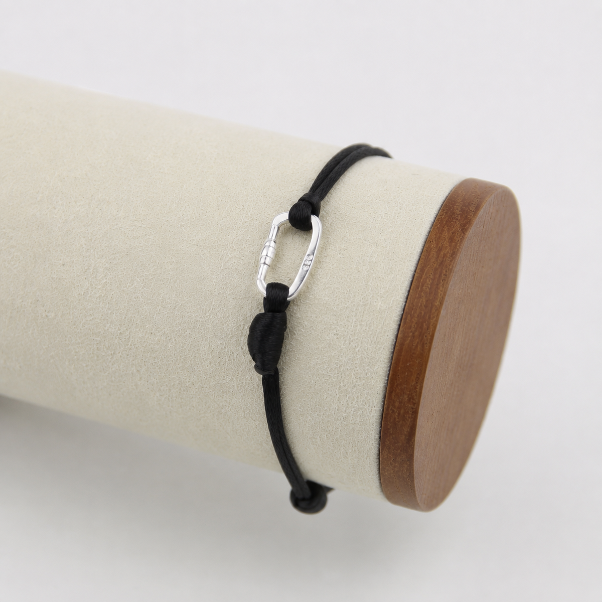 Pulseira Trava — pulseira masculina com mosquetão em prata 925 da LASTRO