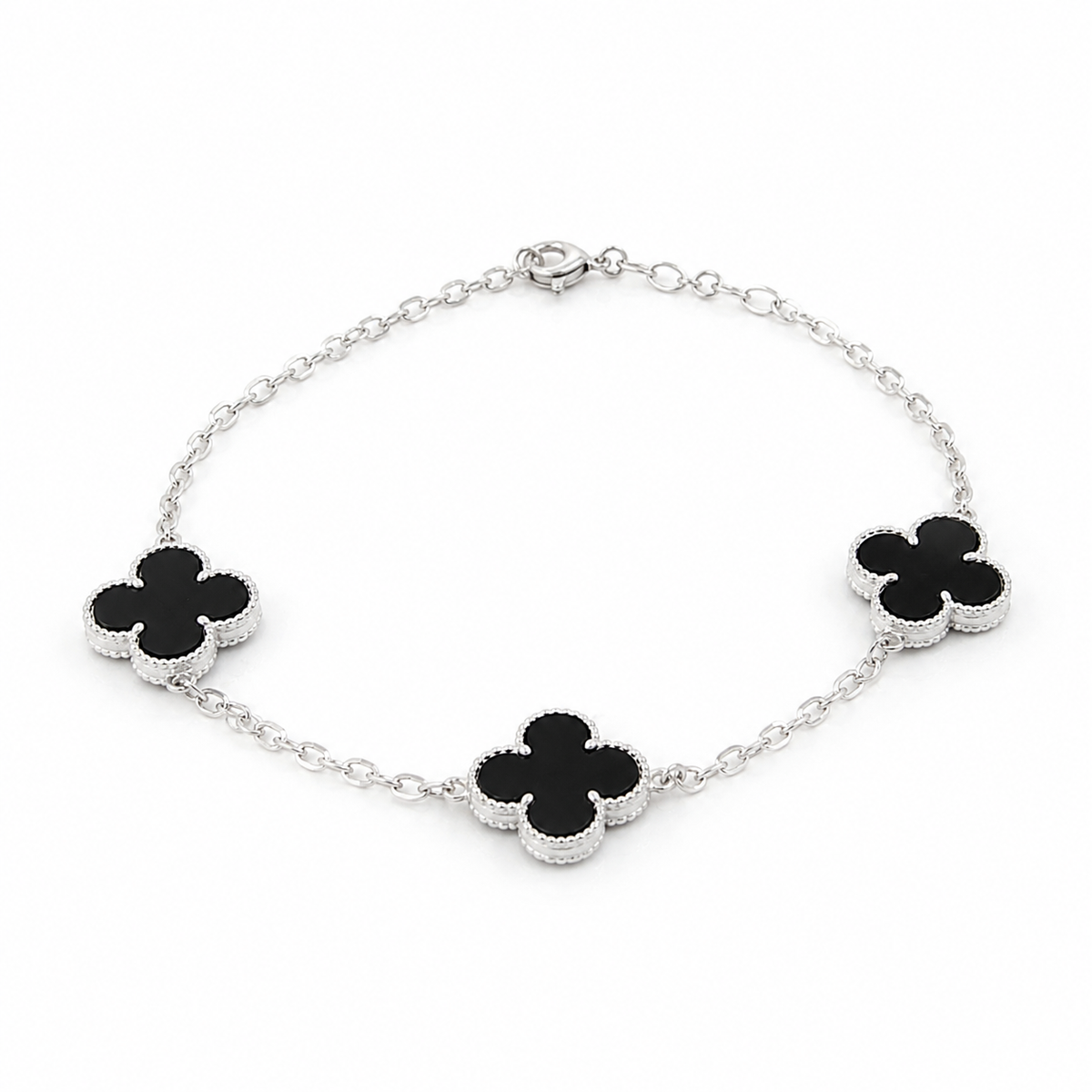 Pulseira Malha em prata 925, vista frontal