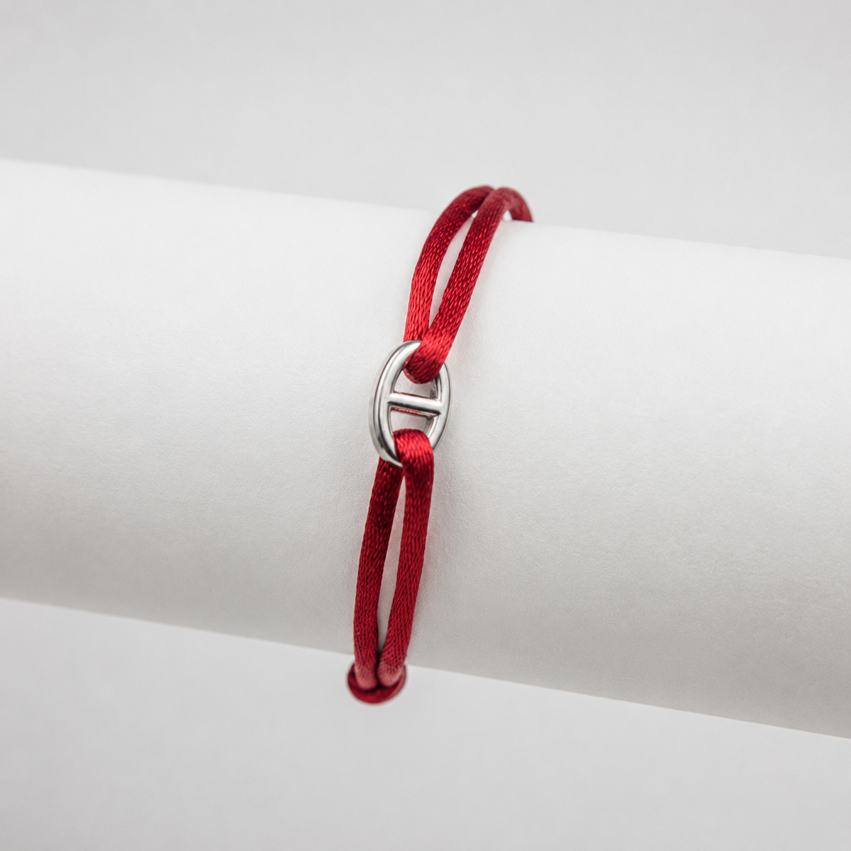 Pulseira Trama em fio italiano trançado — foto de estúdio