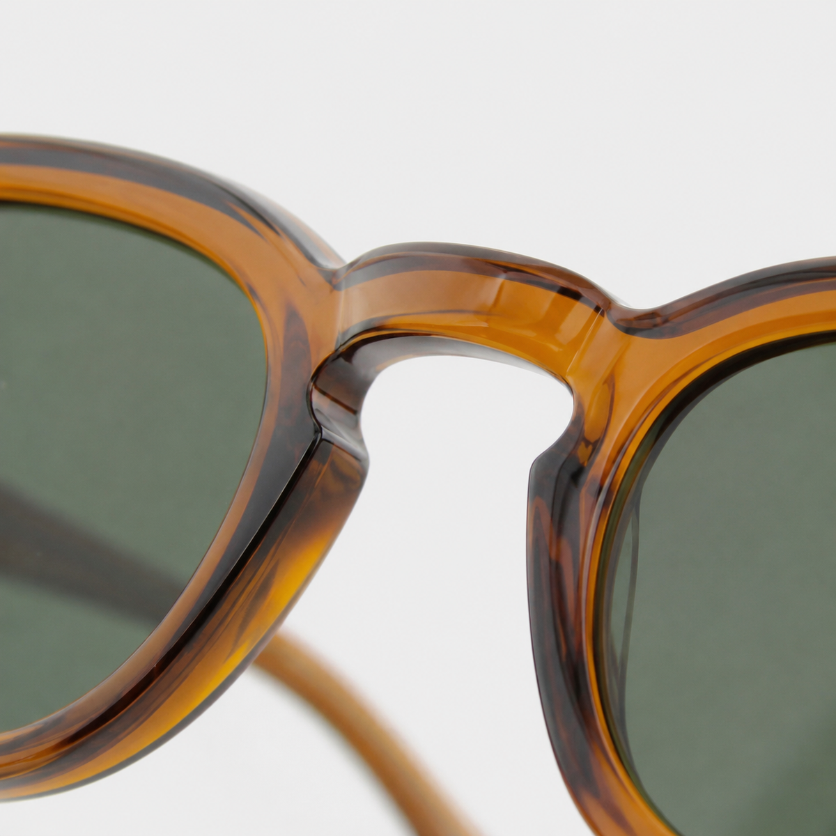Óculos Fumo — óculos de sol masculino em acetato italiano, vista de topo