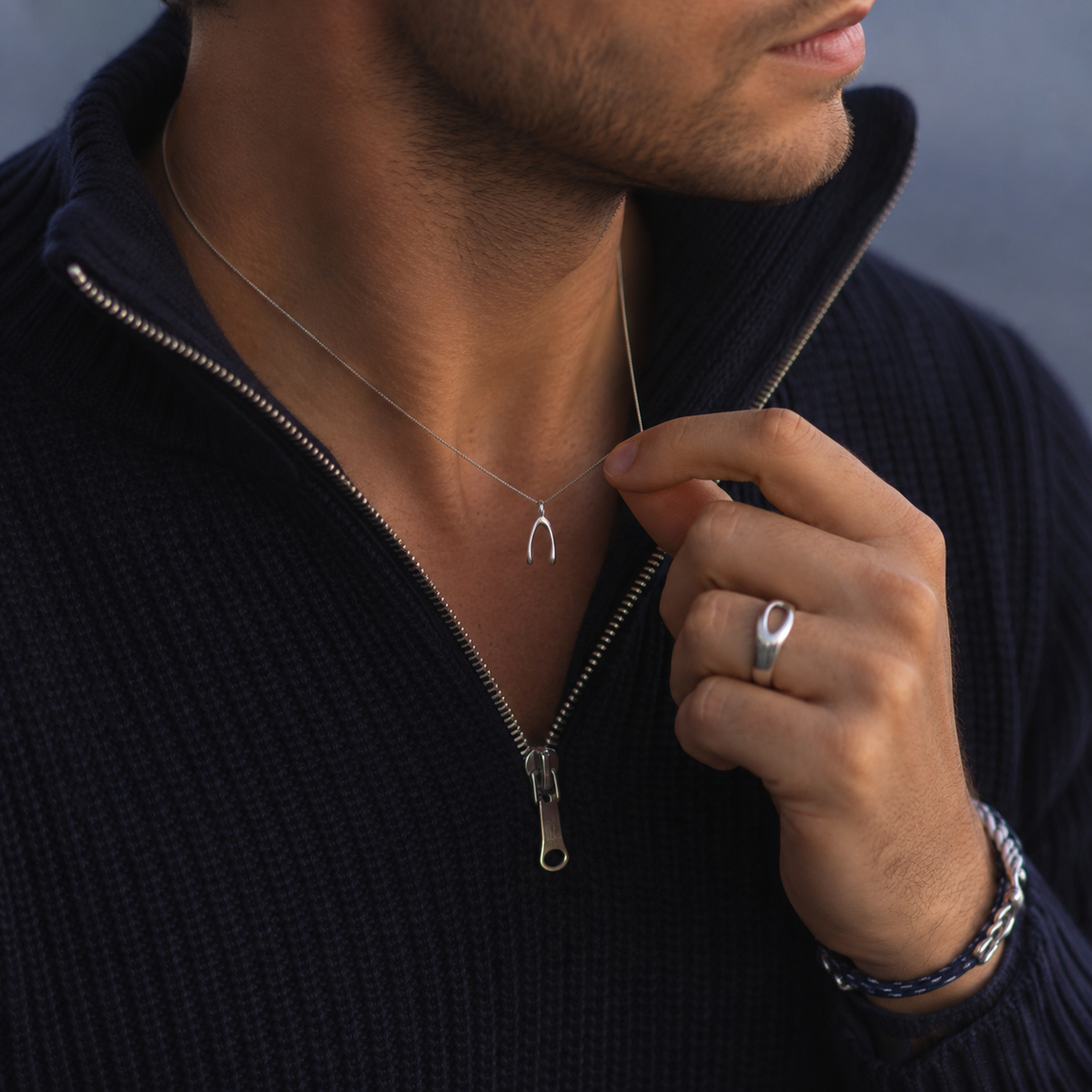 Colar Osso — colar masculino de prata 925 com pingente da LASTRO